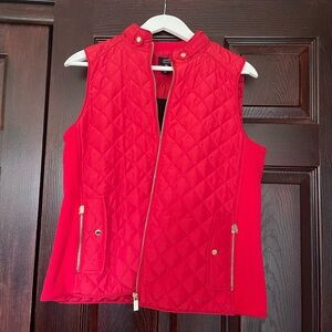 NWT Jones New York Red Vest Size Medium